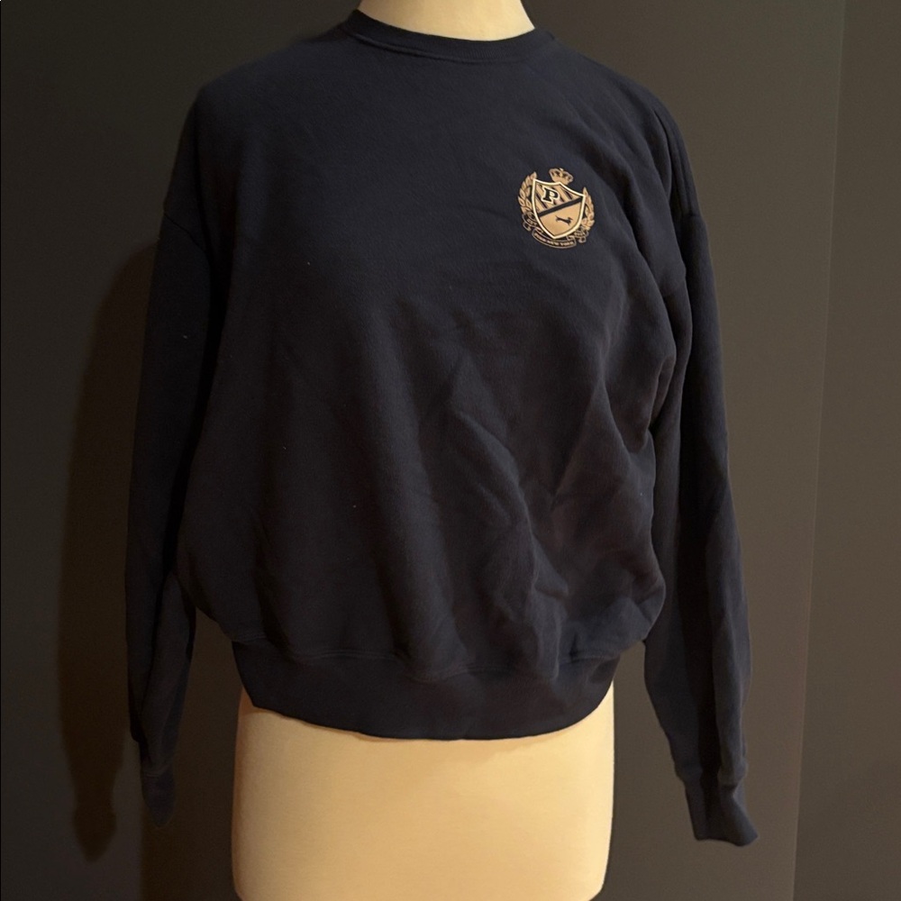 PINK Victoria's Secret Navy Crew Neck Sweater